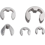 400pcs /Set 1.5-15mm Stainless Steel E-Type Open Circlips Boxed, 400pcs /Set