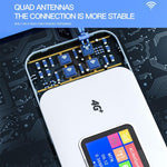 MF801 4G CAT7 Dual Band Portable WIFI LTE 300M Wireless Plug-in Router Color Screen Mobile Hotspot, MF801