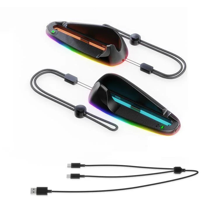 Base Magnética para Comando e Rato com Iluminação Ambiente para Nintendo Switch 2 JYS, JYS-NS2320