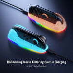 Base Magnética para Comando e Rato com Iluminação Ambiente para Nintendo Switch 2 JYS, JYS-NS2320