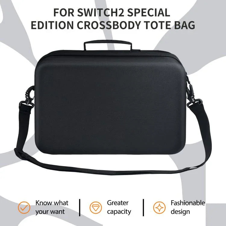 Estojo de Transporte Tudo-em-um JYS NS2323 para Nintendo Switch 2 com Organizador e Alça de Ombro, Compatível com Dock/Consola/Comando Pro/Câmara/Grip/Carregador