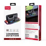 Base de Carregamento ipega para Nintendo Switch 2 Joy-Con e Comando Pro com Iluminação RGB e Suporte para Cartão de Jogo, PG-SW2048