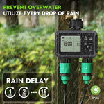Temporizador Inteligente de Rega com Dupla Saída, Controlador Automático de Irrigação, Padrão Reino Unido, Padrão EUA