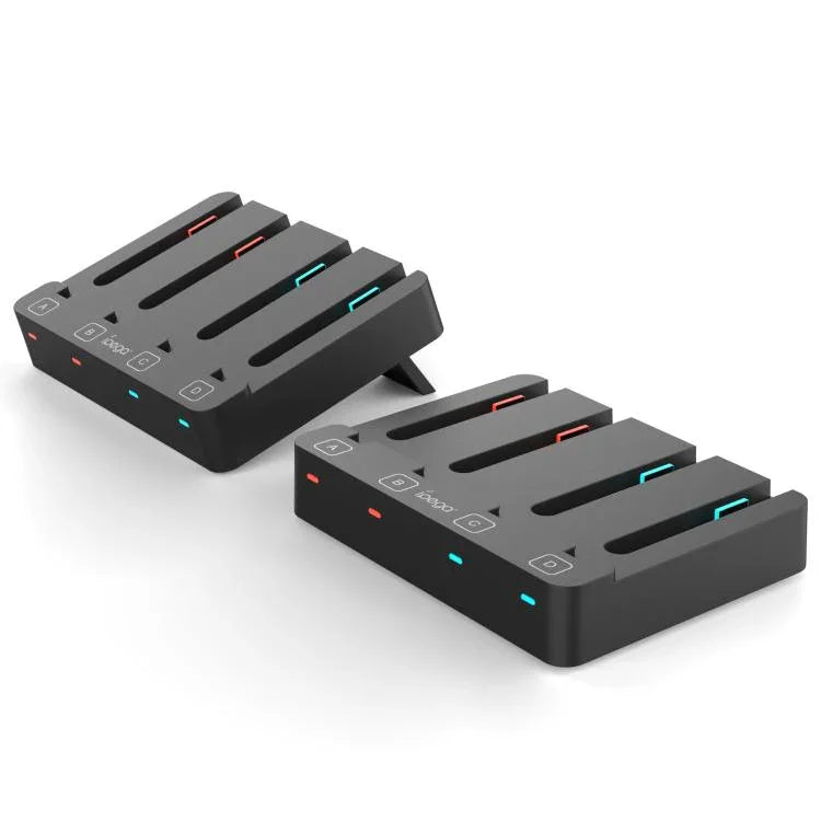 ipega Dock de carregamento 4 em 1 para Nintendo Switch 2/Switch, estação de carregamento para controlador Joy-Con, PG-SW2081