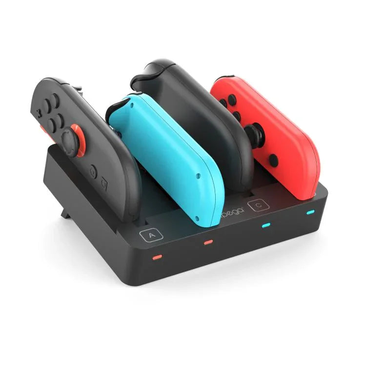 ipega Dock de carregamento 4 em 1 para Nintendo Switch 2/Switch, estação de carregamento para controlador Joy-Con, PG-SW2081