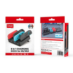 ipega Dock de carregamento 4 em 1 para Nintendo Switch 2/Switch, estação de carregamento para controlador Joy-Con, PG-SW2081