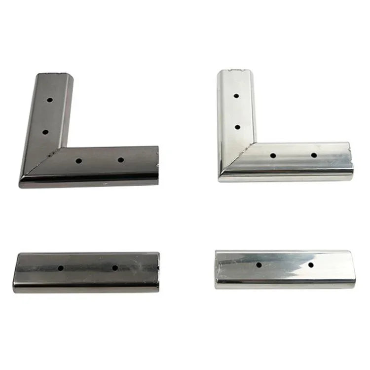 Almofada Elevadora para Suporte de Sofá em Aço Inoxidável com 3cm de Espessura, Forma Linear Preta, Forma de Sete Preta, Forma Linear Prateada, Forma de Sete Prateada