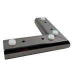 Almofada Elevadora para Suporte de Sofá em Aço Inoxidável com 3cm de Espessura, Forma Linear Preta, Forma de Sete Preta, Forma Linear Prateada, Forma de Sete Prateada