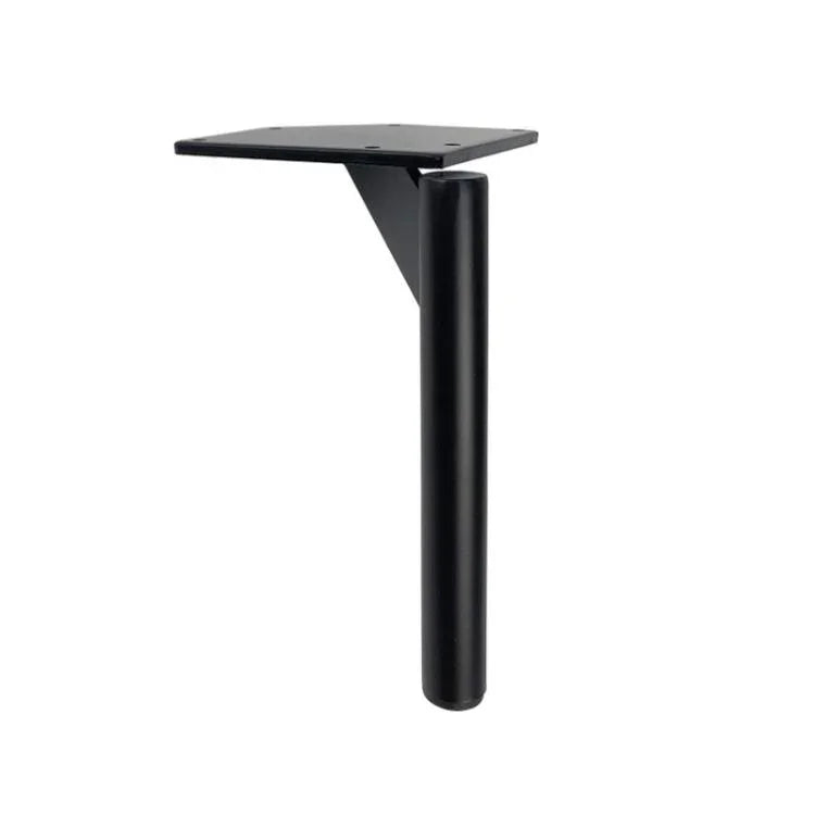 Acessórios de Suporte para Pernas de Sofá e Mesa de Centro em Metal Espessado de 17cm, Preto, Titânio, Preto com Dourado
