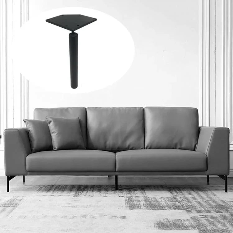 Acessórios de Suporte para Pernas de Sofá e Mesa de Centro em Metal Espessado de 17cm, Preto, Titânio, Preto com Dourado