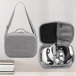 For Meta Quest 3 / 3S BKano Q3-002 VR Headset Console Storage Bag Shoulder Handheld Bag, Grey