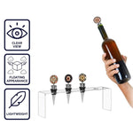 Suporte de Acrílico para Armazenamento e Exposição de Rolhas de Garrafa de Vinho, YX184 1 peça, YX184 2 peças / Conjunto