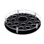 Suporte para Bandeja de Copos de Vinho com 25 Furos e Espaço Central para Garrafa, YX183 1 peça