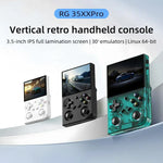 ANBERNIC RG 35XXPro Consola retro portátil com ecrã de 3,5 polegadas, dispositivo de jogos de bolso Linux 64 bits, 64G+128G, 64G+256G