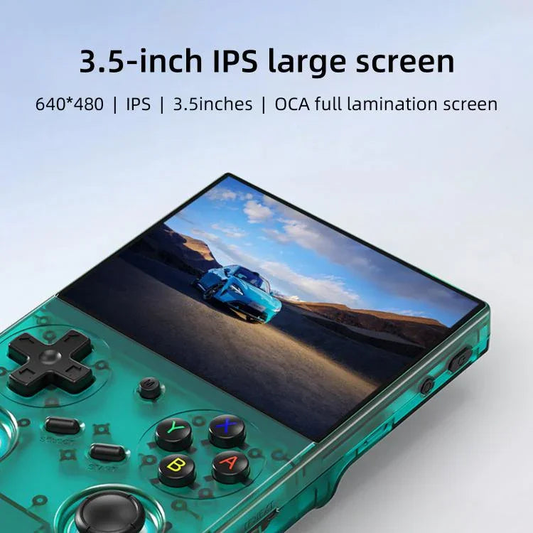 ANBERNIC RG 35XXPro Consola retro portátil com ecrã de 3,5 polegadas, dispositivo de jogos de bolso Linux 64 bits, 64G+128G, 64G+256G