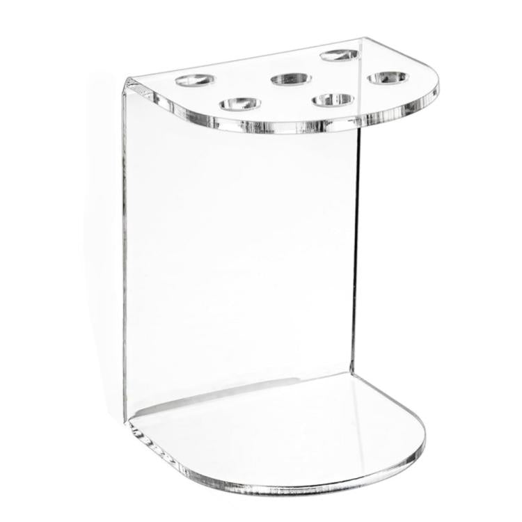 6-Hole Acrylic Scissor Barber Tool Storage Display Stand, 1pc, 2pcs