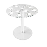 Suporte de Parede Acrílico para Armazenamento e Exposição de Tesouras de Barbeiro com 11 Furos, 1pc, 2pcs