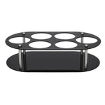 Desktop Water Bottle Storage Stand, YX174 Black, YX174 Transparent
