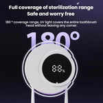 Esterilizador UV Inteligente para Escova de Dentes com Sensor de Parede