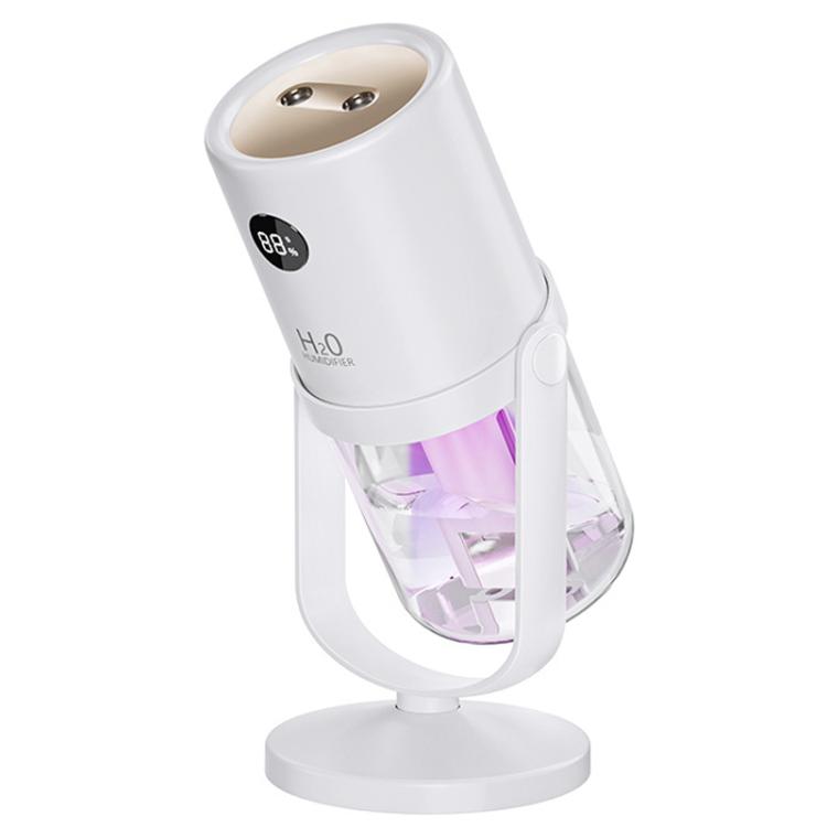 Humidificador Antibacteriano WT35 com Dupla Pulverização, Suporte Destacável, Atomizador Silencioso para Secretária