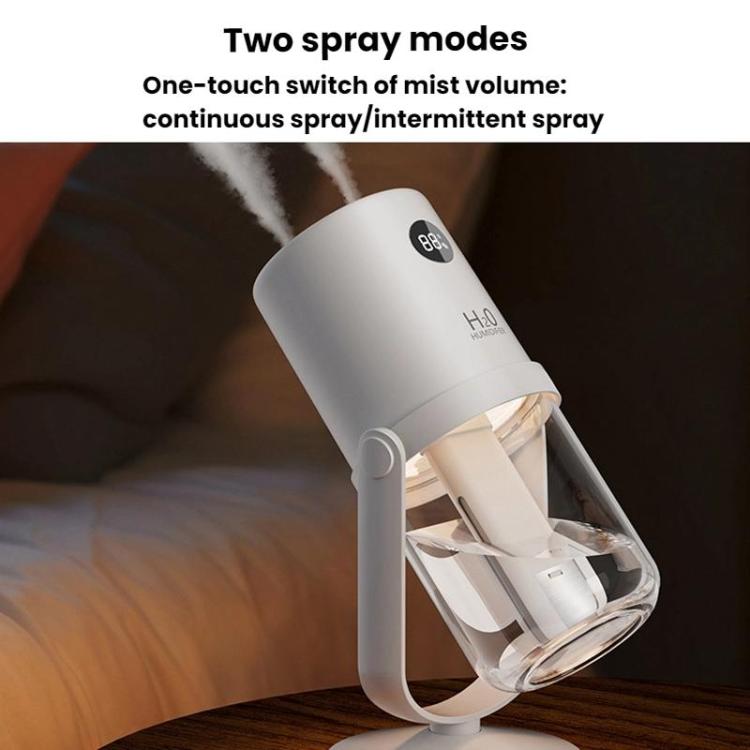 Humidificador Antibacteriano WT35 com Dupla Pulverização, Suporte Destacável, Atomizador Silencioso para Secretária