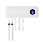 Esterilizador UV para Escova de Dentes com Tampa Automática e Suporte de Armazenamento para Secagem