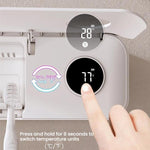 Esterilizador UV para Escova de Dentes com Tampa Automática e Suporte de Armazenamento para Secagem