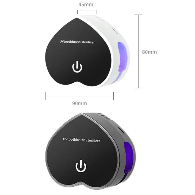 Esterilizador de Escova de Dentes Recarregável USB Portátil com Esterilização UV