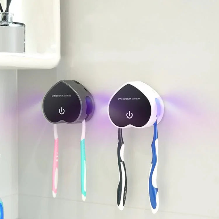Esterilizador de Escova de Dentes Recarregável USB Portátil com Esterilização UV