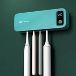 Esterilizador Elétrico de Escova de Dentes com Secagem Automática, Suporte de Armazenamento para Casa de Banho