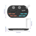Base de Carregamento com Luz RGB para Nintendo Switch 2 JYS NS2322, Base Integrada de Arrefecimento e Armazenamento de Carregamento