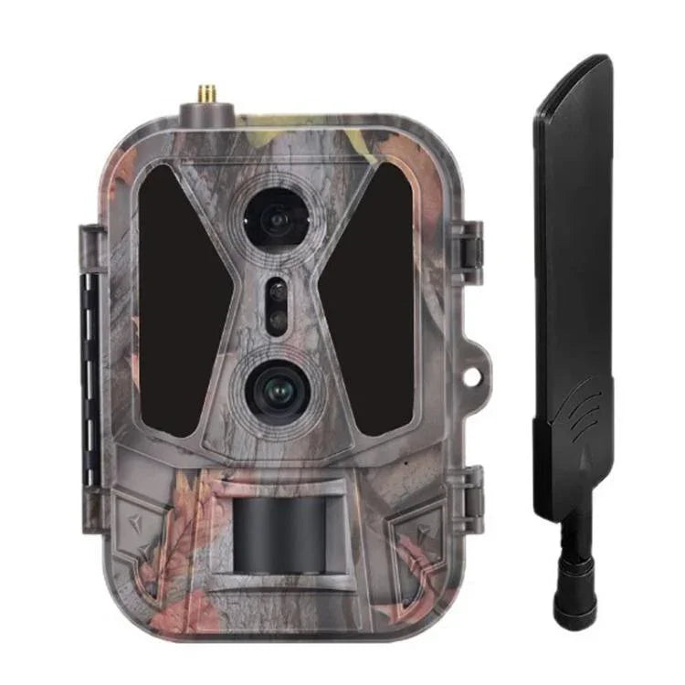 Câmara de Rastreamento Externa 4K 4G com Dupla Lente e Controlo Remoto por Telemóvel para Visualização de Fotos em Tempo Real, HC-950Pro-Li