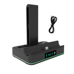 Dock de Carregamento KJH com Iluminação Ambiente para Nintendo Switch 2 e Comandos Joy-Con, PG-SW2130 Branco, PG-SW2130 Preto