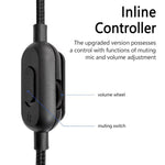 Cabo de auscultadores edição tuning 2m para Sennheiser GAME ONE / GAME ZERO / PC 373D / GSP350 / GSP500 / GSP600, ficha única, ficha dupla