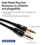 Cabo de auscultadores edição tuning 2m para Sennheiser GAME ONE / GAME ZERO / PC 373D / GSP350 / GSP500 / GSP600, ficha única, ficha dupla