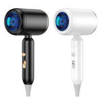 Secador de Cabelo Dobrável Portátil de Alta Velocidade e Temperatura Constante 1800W, Preto + Bocal Coletor de Ar, Branco + Bocal Coletor de Ar, Preto + Bocal Coletor de Ar + Capuz de Ar Grande, Branco + Bocal Coletor de Ar + Capuz de Ar Grande