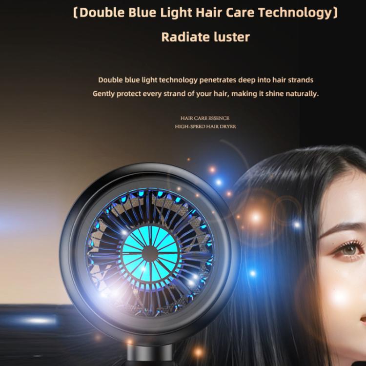 Secador de Cabelo Dobrável Portátil de Alta Velocidade e Temperatura Constante 1800W, Preto + Bocal Coletor de Ar, Branco + Bocal Coletor de Ar, Preto + Bocal Coletor de Ar + Capuz de Ar Grande, Branco + Bocal Coletor de Ar + Capuz de Ar Grande