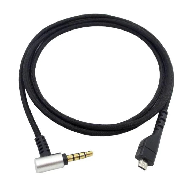 Cabo de áudio para banda de cabeça para jogos, cabo conector para auscultadores, para SteelSeries Arctis 3 / 5 / 7 / PRO, ZS0130