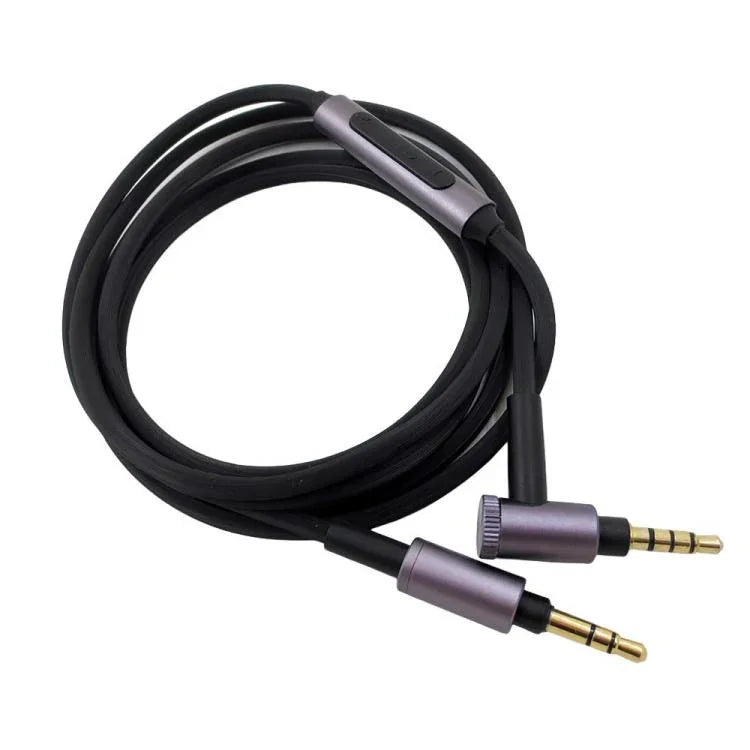 Cabo de áudio para auscultadores 3,5mm, para Sony WH-1000XM3 / WH-1000XM2 / WH-1000XM4 / WH-H900N / WH-H800, controlo de fio 1,5m, direto 1,5m