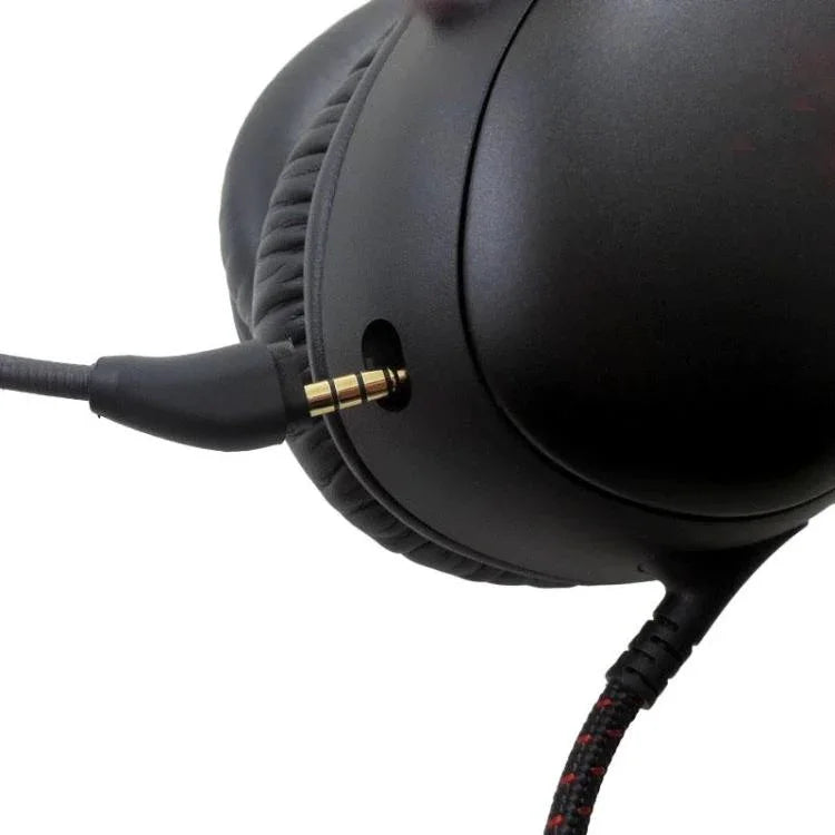 Microfone para auscultadores gaming Kingston HyperX Cloud III com redução de ruído iluminado, com luz