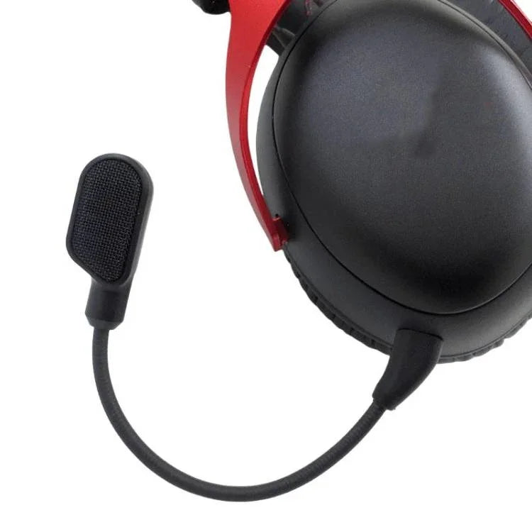 Microfone para auscultadores gaming Kingston HyperX Cloud III com redução de ruído iluminado, com luz
