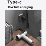 Secador de Cabelo Sem Fios de Alta Velocidade com Motor de 100.000 RPM, Carregamento Rápido USB-C e Bateria Incorporada de 15600mAh