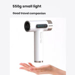 Secador de Cabelo Sem Fios de Alta Velocidade com Motor de 100.000 RPM, Carregamento Rápido USB-C e Bateria Incorporada de 15600mAh