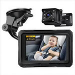 Monitor de Bebé para Carro HD 1080P de 4,3 polegadas