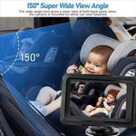 Monitor de Bebé para Carro HD 1080P de 4,3 polegadas