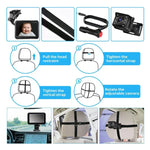 Monitor de Bebé para Carro HD 1080P de 4,3 polegadas
