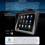 Player para Carro MP5 Wireless CarPlay Ecrã Tátil HD de 7 polegadas + Imagem de Reversão HD com 8 Luzes, X5300 com Câmara de 8 Luzes
