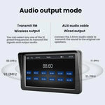 Player para Carro MP5 Wireless CarPlay Ecrã Tátil HD de 7 polegadas + Imagem de Reversão HD com 8 Luzes, X5300 com Câmara de 8 Luzes