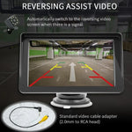 Player para Carro MP5 Wireless CarPlay Ecrã Tátil HD de 7 polegadas + Imagem de Reversão HD com 8 Luzes, X5300 com Câmara de 8 Luzes
