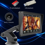 Player para Carro MP5 Wireless CarPlay Ecrã Tátil HD de 7 polegadas + Imagem de Reversão HD com 8 Luzes, X5300 com Câmara de 8 Luzes